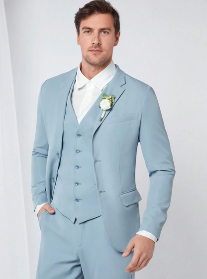 Elite ModaGents Single-Breasted Lappet Blazer Set